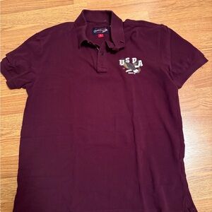 U.S. Polo Assn. Burgundy Polo Shirt for Men